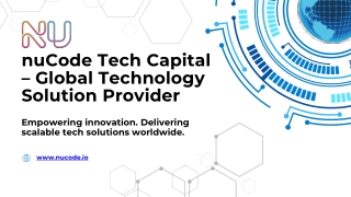 Innovate Smarter With A Trusted Technology Solution Provider