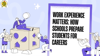 Work Experience Matters How Schools Prepare Students for Careers