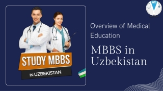 MBBS in Uzbekistan – An Overview of Medical Education Opportunities
