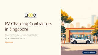 EV Charging Contractors in Singapore