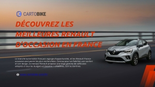 Renault France Occasion : trouvez la voiture idéale sur Cartobike
