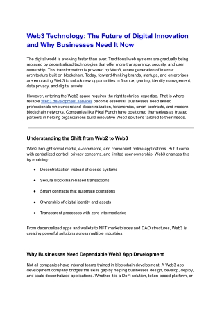 Secure Web3 Wallet Development for Global Crypto Users