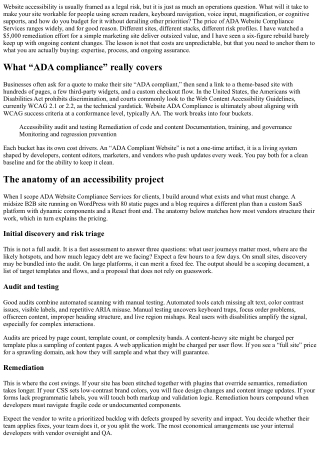 The Cost of ADA Website Compliance Services Explained