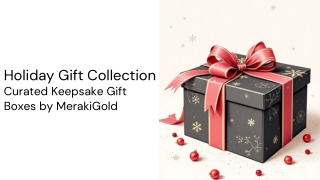Celebrate the Season with MerakiGold’s Curated Holiday Gift Collection