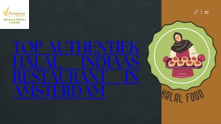 Halal Indiaas Restaurant In Amsterdam