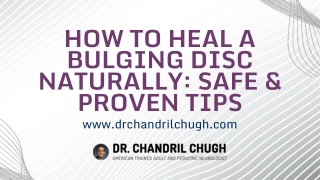 How to Heal a Bulging Disc Naturally Safe & Proven Tips