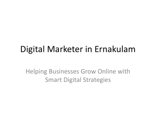 Digital Marketer in Ernakulam