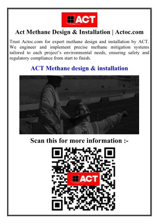 Act Methane Design & Installation Actoc.com