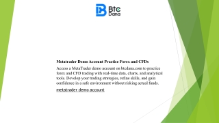Metatrader Demo Account Practice Forex and CFDs