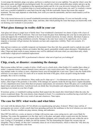 DIY vs. Professional Windshield Repair: Pros and Cons