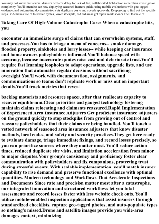 How BSA Cases Solutions Streamlines Disaster Claims for Faster Healing Times