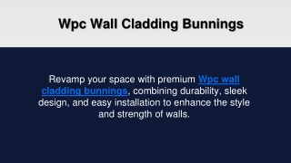 Wpc Wall Cladding Bunnings