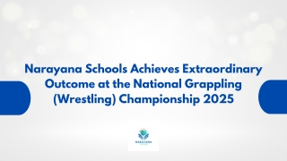 Narayana Students Shine at National Wrestling 2025