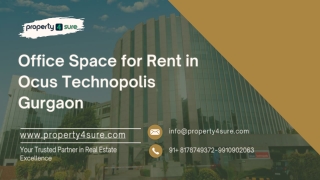 Start Your Company at Ocus Technopolis: Rentable Commercial Space