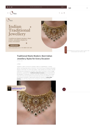 Traditional Meets Modern Best Indian Jewellery Styles for Every Occasion