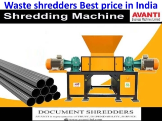 Buy Paper Waste shredders Best price in India