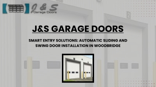 Smart Entry Solutions: Automatic Sliding and Swing Door Installation in Woodbrid
