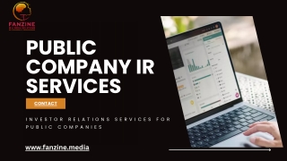 Public Company Investor Relations (IR) Services