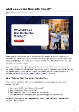giriraj.co-What Makes a Civil Contractor Reliable