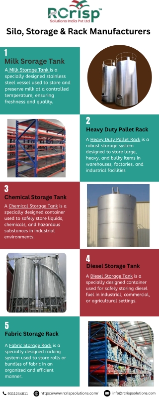 RCrisp Solutions | Silo, Storage and Rack Manufacturers
