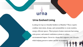 Top Eco-Friendly Builders in Mumbai