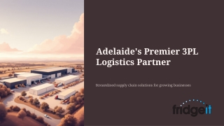 3pl Logistics Adelaide
