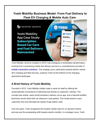 Yoshi Mobility Business Model_ From Fuel Delivery to Fleet EV Charging & Mobile Auto Care.