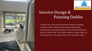 Interior Design & Painting Dublin | Wise Contractors