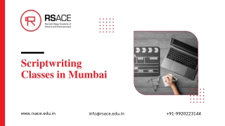 RSACE - Scriptwriting Classes in Mumbai