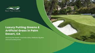 Transform Your Outdoor Space with a Green Lawn from Best Putting Greens & Turf