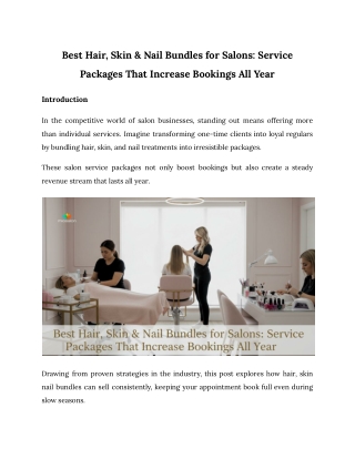 Best Hair, Skin & Nail Bundles for Salons_ Service Packages That Increase Bookings All Year