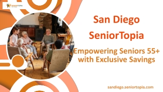 Best Senior Discounts And Savings In San Diego