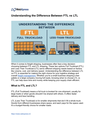 Understanding the Difference Between FTL vs LTL