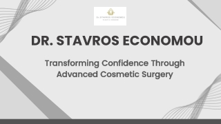 Experiencing Elite Facial Surgery Cyprus Care with Dr Stavros Economou