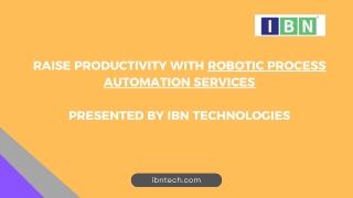 Lead Digitally with Robotic Process Automation Services