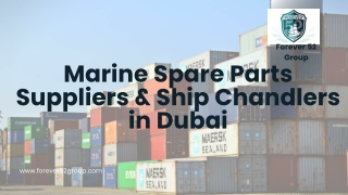 Ship Chandlers in Dubai – Expert Marine Provisioning & Fast Port Supply Solutions