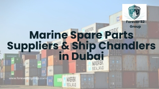 Ship Chandlers in Dubai – Expert Marine Provisioning & Fast Port Supply Solutions