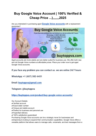 Buy Google Voice Account _ 100% Verified & Cheap Price ...),,,,,,,2025