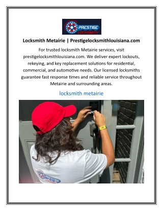 Locksmith Metairie | Prestigelocksmithlouisiana.com