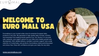 Buy organic baby Formula in Online |Euromallusa