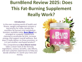 BurnBlend Review