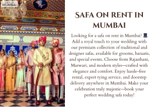 Safa on rent in mumbai