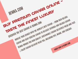 Buy Premium Caviar Online – Taste the Finest Luxury