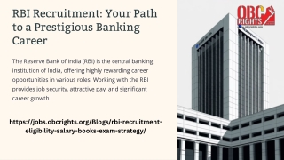 RBI recruitment