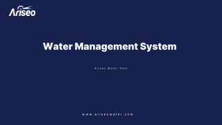 Water Management System Ariseo Water Tech