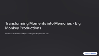 Leading Photographers in Goa – Exceptional Visual Storytelling