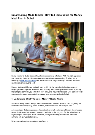 Smart Eating Made Simple_ How to Find a Value-for-Money Meal Plan in Dubai