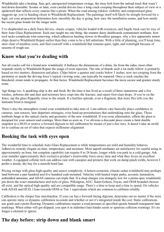 Preparing Your Car for Windshield Replacement