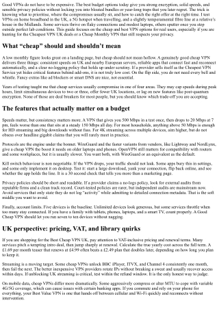 Cheap and Best VPN Services: The Ultimate Budget Buyer’s Guide