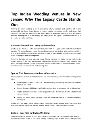 Why The Legacy Castle Stands Out.docx